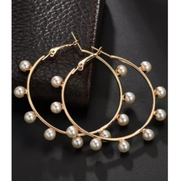 HOST PICK Sweet Pearl Hoop Earrings - Picture 3 of 4